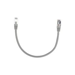 Патч-корд F/UTP, CAT 6, RJ45-RJ45, 26AWG, LSZH, серый, 0,3м REXANT 02-0210-03