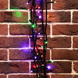 Гирлянда Нить управляемая 20м 240 LED МУЛЬТИКОЛОР черный каучук IP67 свечение с динамикой 230В нужен контроллер 217-204 NEON-NIGHT 303-329