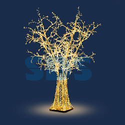Декоративная 3D фигура Дерево 540х530 см теплое белое 501-504