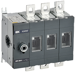 KARAT Выключатель-разъединитель ВРК без рукоятки управления 3P 200А IEK KA-VR10-3-0200