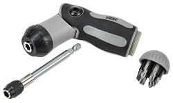 ARMA2L 5 Отвертка реверсивная двухпозиционная с набором бит Т2 7шт IEK A2L5-SC41-T2-N1-07