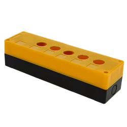 КП105 пластиковый 5 кнопок желтый EKF cpb-105-o