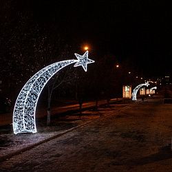 Декоративная декорация Падающая звезда 300 см 501-660