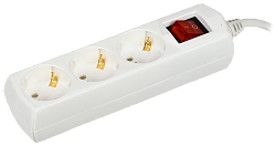 Удлинитель У03В 3 места с заземлением 7м 3х1мм2 10А/250В GENERICA WYP10-10-03-07-ZK-G