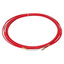 Протяжка кабельная стеклопруток 3.5 мм со смен. наконеч., 15 м EKF ft-fg-15