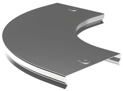 Крышка поворота плавного 90град (тип Г01) ESCA 300мм IEK CPG01D-0-90-300-08