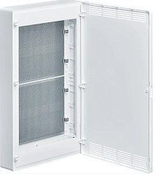 Щит открытой установки Multimedia (647х390х99), IP-40 // Hager - Golf (Белая дверь с перфорацией) VS418PZF