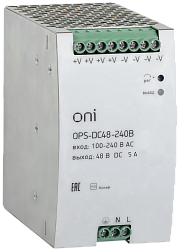 Блок питания OPS 220В AC/48В DC 5А 240Вт ONI OPS-DC48-240B