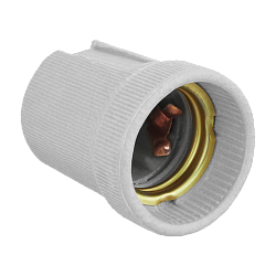 Патрон WOLTA WLH-001 E27, керамический, белый WLH-001