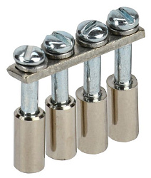 Перемычка в сборе для колодки клеммной CTS 2,5мм2 4PIN IEK 