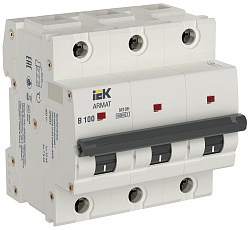ARMAT Автоматический выключатель M10H 3P B 100A IEK AR-M10H-3-B100