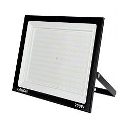 Прожектор светодиодный 200Вт, 16000лм, 6500K, черный, IP65 DEKRON AN1271-0231