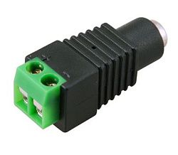 Разъем питания DC гнездо 2,1х5,5мм с клеммной колодкой PROconnect 14-0315-4