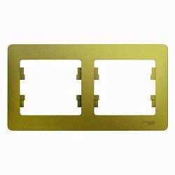 Рамка 2-м Glossa горизонт. фисташк. SE GSL001002 454338