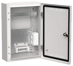 TITAN 5 Корпус мультимедиа ЩРн-24 (1х24) 460х310х140мм IP30 белый IEK TI5-51-N-024-30