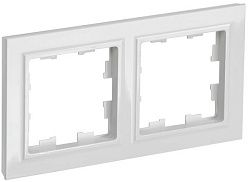 BRITE Рамка 2-местная РУ-2-БрБ белый IEK BR-M22-K01