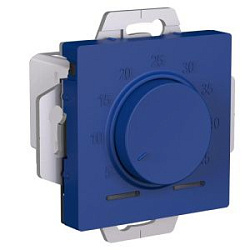 Термостат теплого пола электронный AtlasDesign 10А с датчиком механизм аквамарин SE ATN001135 1712790