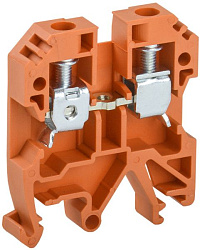 Клемма винтовая КВИ-6мм2 оранжевая IEK 