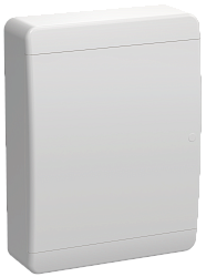 TEKFOR Корпус пластиковый БЕЛЫЙ ЩРН-П-24, IP41 белая дверь IEK TF5-KP13-N-24-41-K01-K01