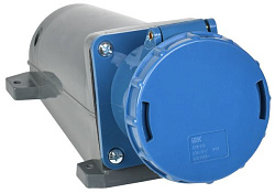 Розетка стационарная ССИ-133 2P+PE 63А 200-250В IP54 IEK PSR11-063-3