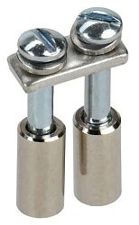 Перемычка в сборе для колодки клеммной CTS 2,5мм2 2PIN IEK 