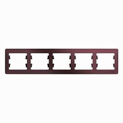 Рамка 5-м Glossa горизонт. баклажан. SE GSL001105 454503