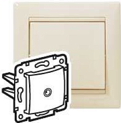 VALENA DIY Розетка TV тип звезда слоновая кость 695618