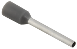 Наконечник НШВИ 0,75-12 серый (20шт/упак) IEK UGN11-C75-012-020