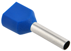 Наконечник НШВИ(2) 2,5-13 синий (100шт/упак) IEK UTE10-D3-3-100