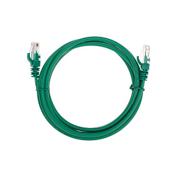 Патч-корд U/UTP, CAT 5e, RJ45-RJ45, 26AWG, LSZH, зеленый, 2м REXANT 02-0106-2