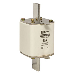 Плавкая вставка ППН-37 400/63А габарит 2 EKF 