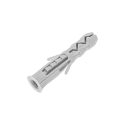 Дюбель распорный 8х40мм, серый, нейлон, пакет (100 шт/уп) KRANZ KR-01-3619-011