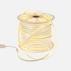 Гибкий неон SMD 8х16 мм, двухсторонний, желтый, 120 LED/м, бухта 100 м (с комплектом подключения) 131-091