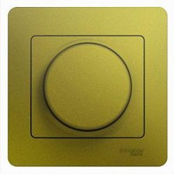Светорегулятор (диммер) Glossa LED RC 630Вт/В.А в сборе фисташк. SchE GSL001037 520116