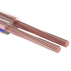 Кабель акустический 2х1,50мм², прозрачный BLUELINE, мини-бухта 10м REXANT 01-6206-3-10