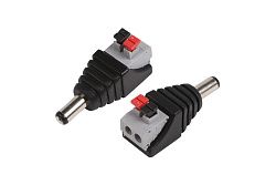 Разъем питания DC штекер 2,1х5,5мм с быстрозажимной колодкой REXANT 14-0314-2