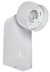 LIGHTING Светильник 4041 накладной настенный под лампу GX53 белый IEK LT-UBB0-4041-GX53-1-K01