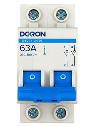 Выключатель нагрузки ВН-29 2P 63А is29-2-63-dek