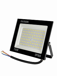 Прожектор светодиодный 70Вт, 5600лм, 6500K, черный,IP66 DEKRON DEK1206-0005