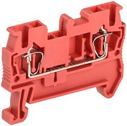 Клемма пружинная КПИ 2в-2,5 31А красная IEK 