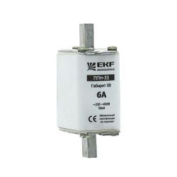 Плавкая вставка ППН-33 160/16А габарит 00 EKF fus-33/160/16