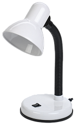 LIGHTING Светильник настольный 1002 на подставке Е27 белый IEK LNNL0-1002-2-VV-40-K01