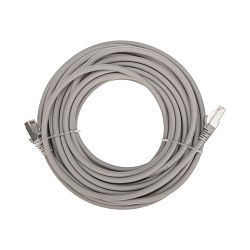 Патч-корд S/FTP, CAT 6A (10G), RJ45-RJ45, 28AWG, LSZH, серый, 10м REXANT 02-0390-10
