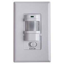 Датчик движения встраиваемый ДДВ 02, 180°, 5-800 Вт, 10-2000 Лк, 9 м,10-420 сек. REXANT 11-9215