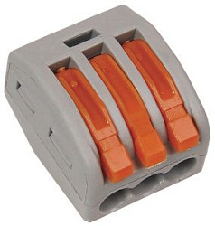 Строительно-монтажная клемма СМК 222-413 многоразовая (4шт/упак) IEK UKZ-004-413