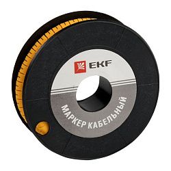 Маркер кабельный 4,0 мм2 "L" (500 шт.) (ЕС-2) EKF plc-KM-4-L