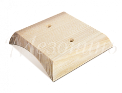 Накладка "Классика"на оцилиндрованное бревно D240мм., прямой угол, установочная площадка: 90 х 90 мм GE72721-00