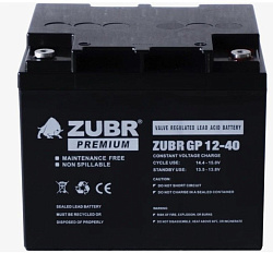 Аккумуляторная батарея ZUBR GP 12-40Ah ZUBR GP 12-40Ah