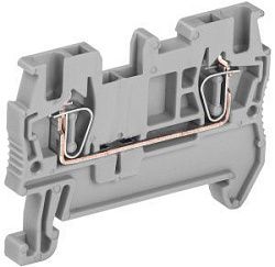 Клемма пружинная КПИ 2в-1,5 17,5А серая IEK YZN11-001-K03