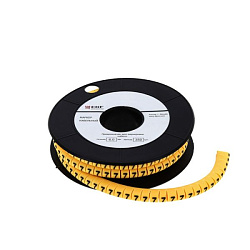 Маркер кабельный 4,0 мм2 "1" (500 шт.) (ЕС-2) EKF plc-KM-4-1
